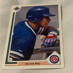 Blue Baseball Trading Card